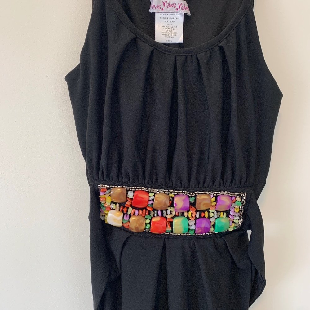 Black Dress with Beading